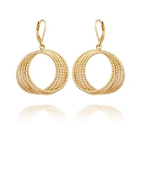 T Tahari Women's Orbital Hoop Earring