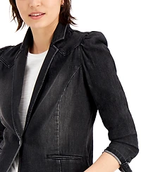 I.n.c. International Concepts Women's Puff-Sleeve Blazer, Created for Macy's