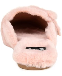 Journee Collection Women's Faux Fur Eara Slipper