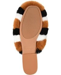 Journee Collection Women's Faux Fur Evelin Mule