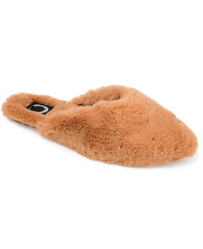 Journee Collection Women's Sundown Faux Fur Slipper