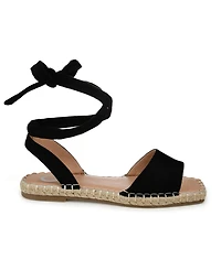 Journee Collection Women's Emelie Espadrille Flat Sandals