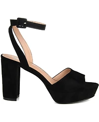 Journee Collection Women's Nairri Platform Block Heel Dress Sandals