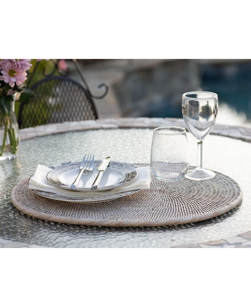 Artifacts Rattan Oval Placemat