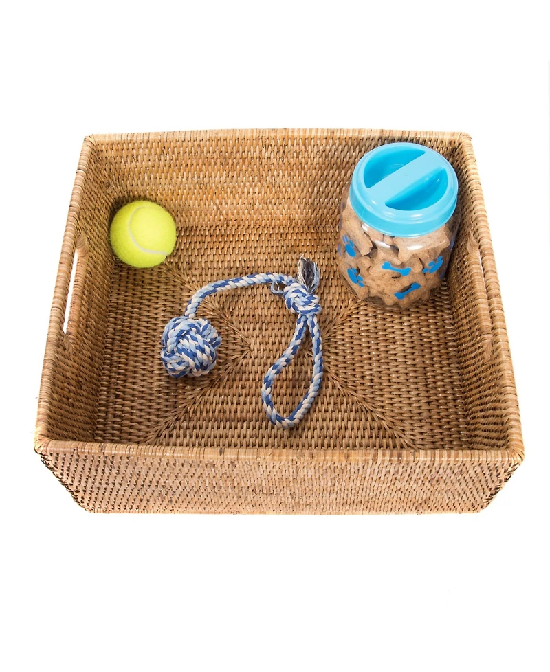 Artifacts Rattan Rectangular Storage Basket