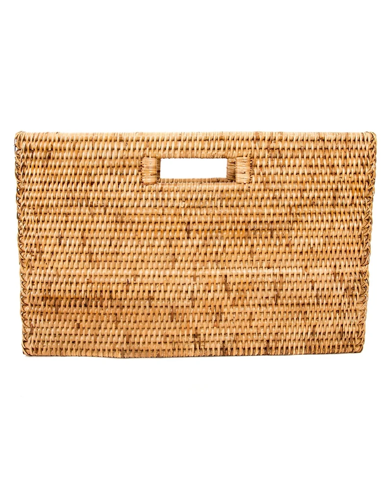Artifacts Trading Company Rattan Rectangular Magazine Holder