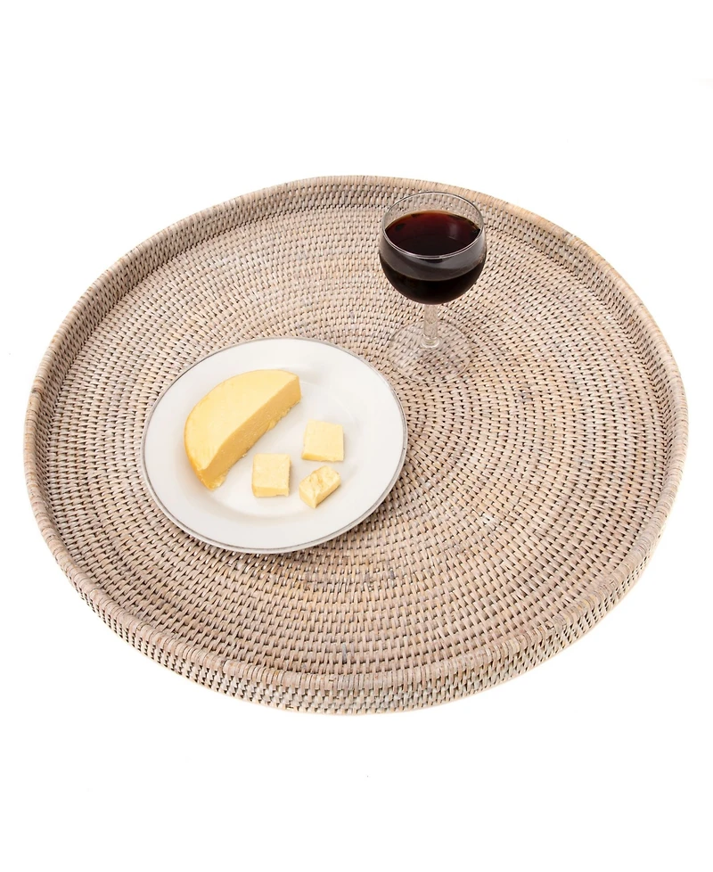 Artifacts Rattan Round Tray
