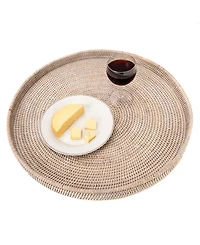 Artifacts Rattan Round Tray