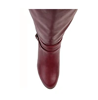 Journee Collection Women's Ivie Extra Wide Calf Knee High Riding Boots