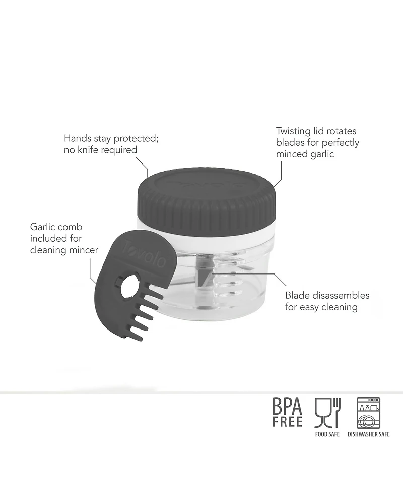 Tovolo Chop N' Spin Mini Garlic Chopper