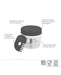 Tovolo Chop N' Spin Mini Garlic Chopper