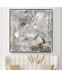 Giant Art Neutral Jostle Ii Oversized Framed Canvas, 45" x 45"