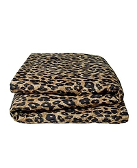 Vcny Home Cheetah Reversible Bed in a Bag 8 Piece Comforter Set, Queen