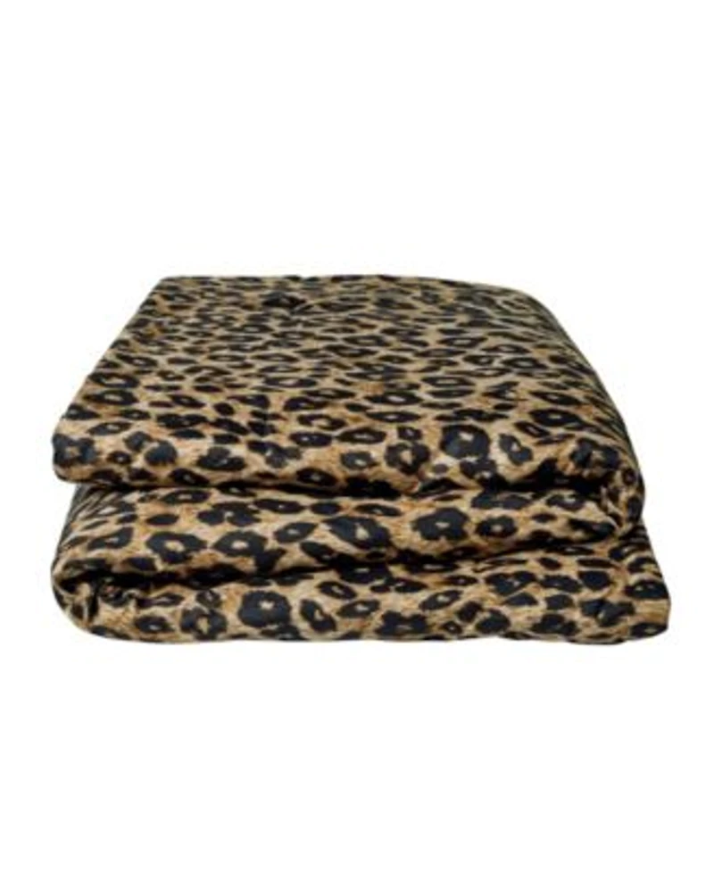 Vcny Home Cheetah Reversible Bed In A Bag Comforter Set