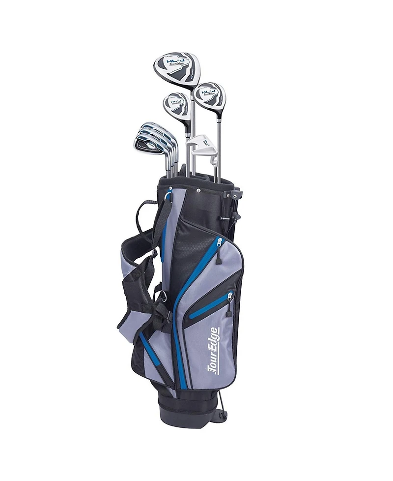 Tour Edge Hl-j Junior 8 Piece Complete Golf Set with Bag 11-14 Yr Left Hand