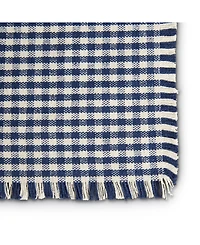 Town & Country Living Gingham Fringe Placemat Set 4-Pack 13"x18"