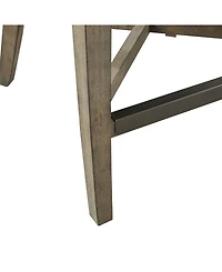 Madison Park Carson 25.25" High Counter Stool with Swivel Seat