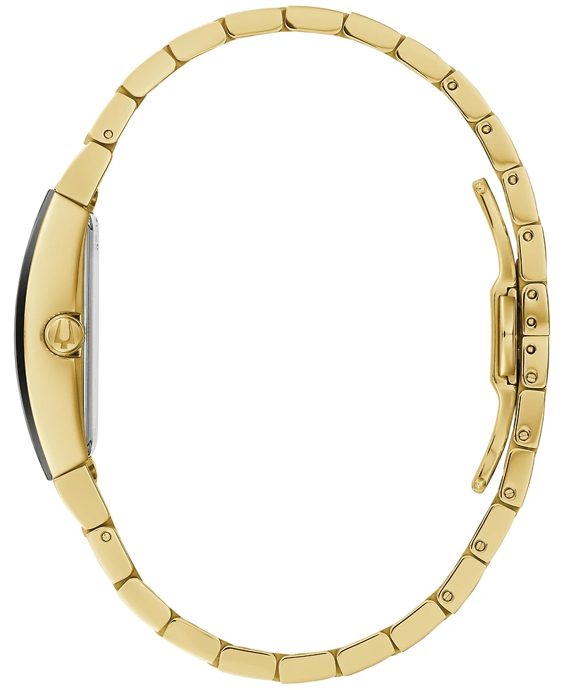 Bulova Women's Gemini Gold-Tone Stainless Steel Bracelet Watch 30mm