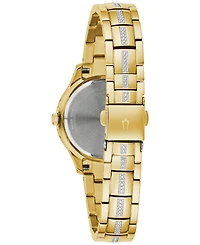 Bulova Women's Phantom Gold-Tone Stainless Steel Bracelet Watch 31mm