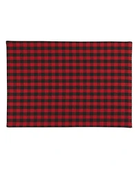Design Imports Reversible Gingham - Buffalo Check Placemat Set