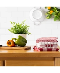 Design Imports Farmhouse Woven Dishtowel, Set of 5