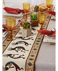 Design Imports Kokopelli Tapestry Table Runner 13" x 72"