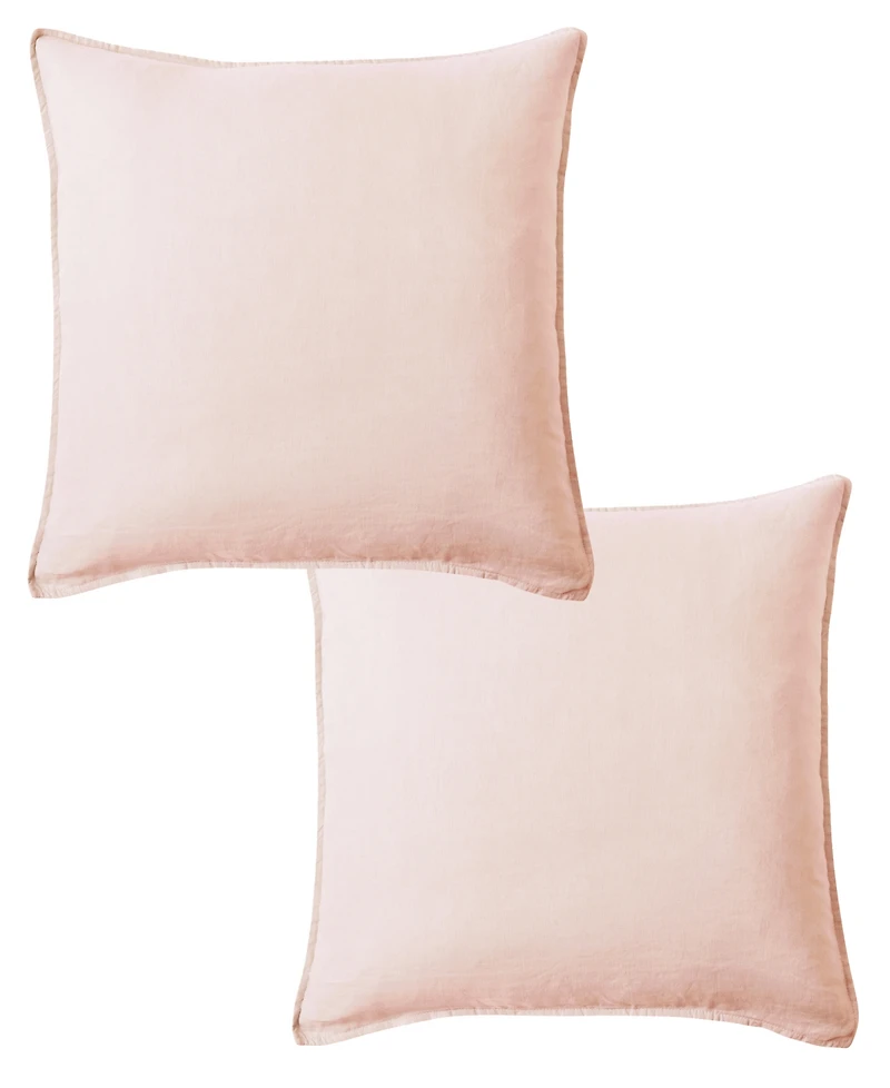 Levtex Washed Linen Relaxed Solid Window Panel Set, 50" x 84"