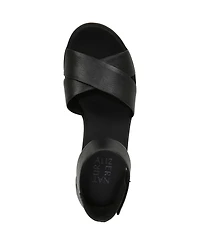 Naturalizer Riviera Ankle Strap Wedge Sandals