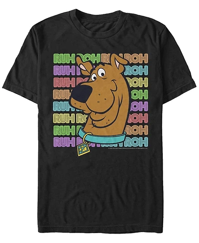 Men's Scooby Doo Stacked Roh Short Sleeve T-shirt