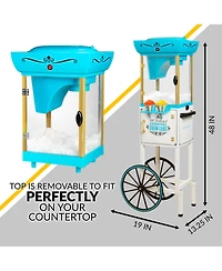Nostalgia SCC399 Snow Cone Cart - 48 Inches Tall