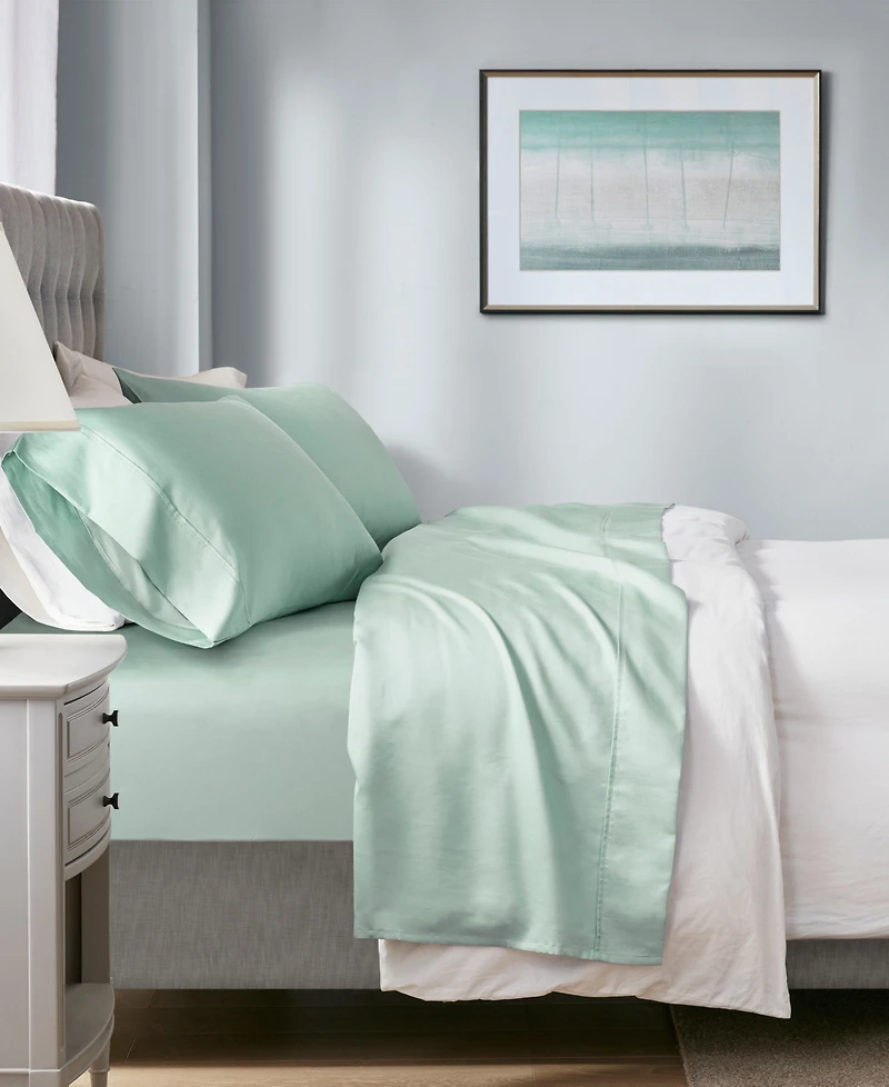 Beautyrest Temperature Regulating 1000 Thread Count Cotton Sateen Blend 4-Pc. Sheet Set