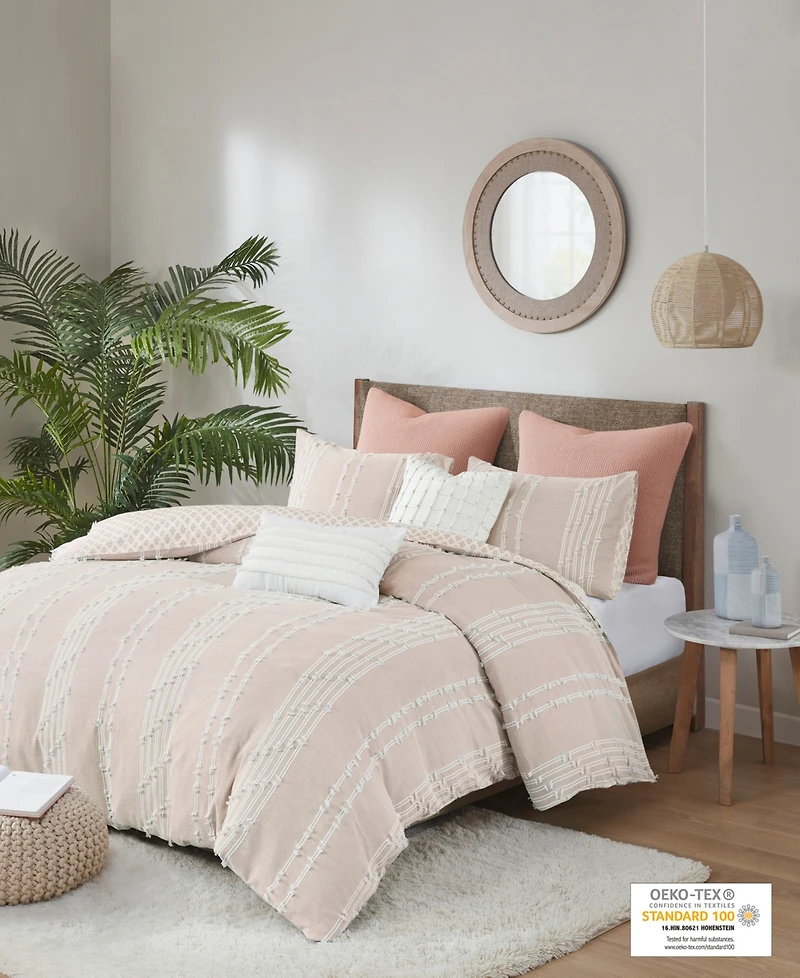 Ink+Ivy Kara Jacquard 3-Pc. Comforter Set, King/California King