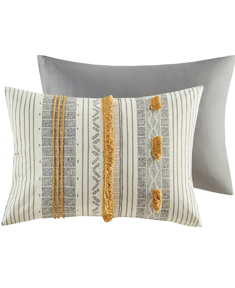 Ink+Ivy Cody Cotton 3-Pc. Duvet Cover Set, Full/Queen