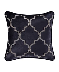 J Queen New York Middlebury Square Embellished Decorative Pillow, 18" x 18"