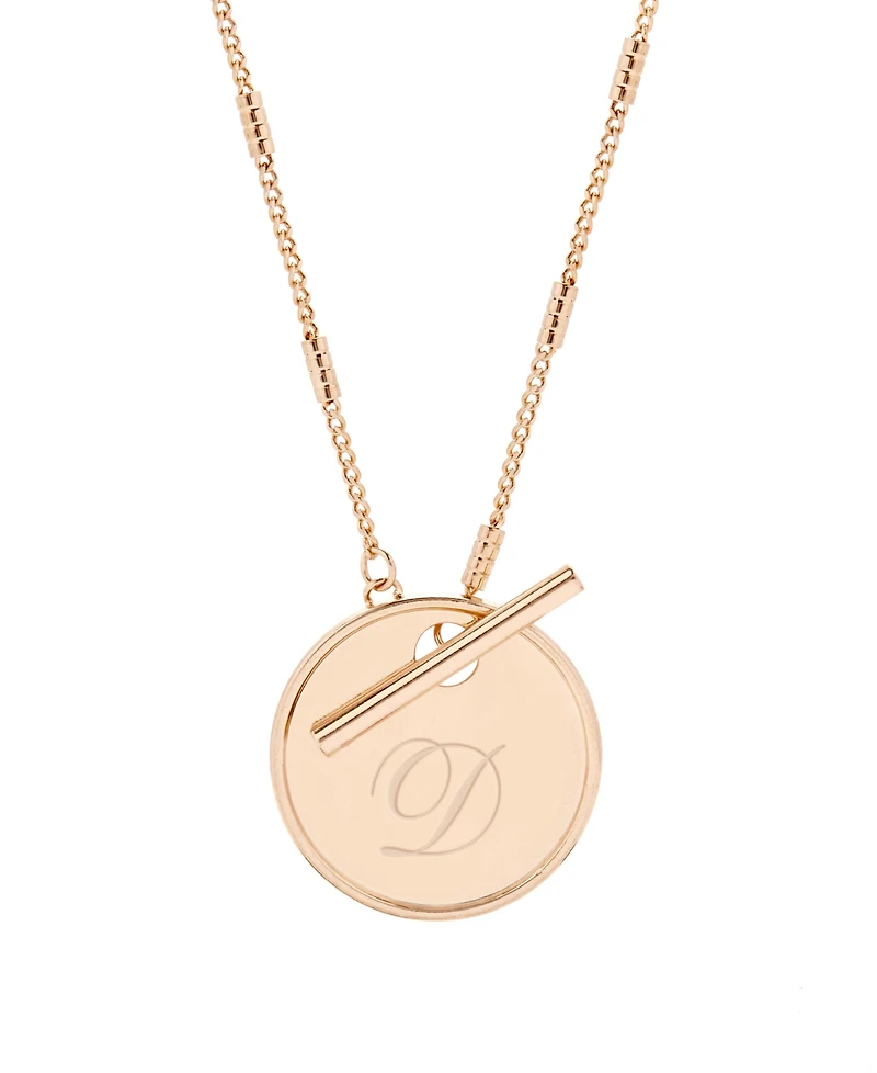 Grace Initial Toggle Necklace