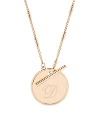 Grace Initial Toggle Necklace