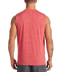 Nike Men's Big & Tall Men's Dri-fit Upf 40+ Heathered Sleeveless Rash Guard