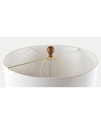 Evolution by Crestview Collection Caleb Resin Wood Floor Lamp