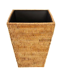 Artifacts Rattan Square Tapered Waste Basket