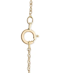 Wrapped Diamond Lizard 18" Pendant Necklace (1/10 ct. t.w.) in 10k Gold,Created for Macy's