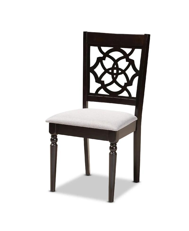 Eliza Modern and Contemporary Fabric Upholstered 5 Piece Dining Set