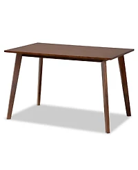 Eleri Mid-Century Modern Transitional Fabric Upholstered 5 Piece Dining Set