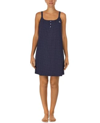 Lauren Ralph Lauren Cotton Knit Double Strap Nightgown Xs 3x