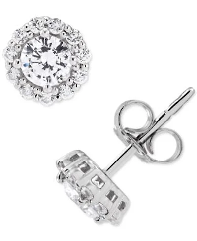 Grown With Love Igi Certified Lab Grown Diamond Halo Stud Earrings Collection 1 2 Ct. T.W. In 14k Gold