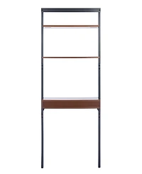 Pamella 2 Shelf Leaning Desk