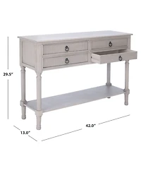Haines 4 Drawer Console Table