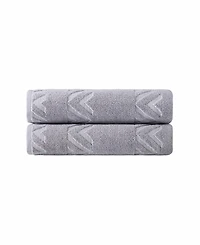 Ozan Premium Home Turkish Cotton Sovrano Collection Luxury 2-Pc. Bath Towel Set
