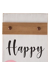 Glitzhome 42"H Wooden "Happy Easter" Porch Sign