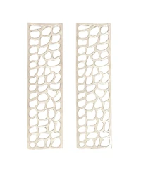 Aluminum Modern Abstract Wall Decor, Set of 2