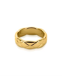 Oma The Label Nneoma 1/4" Ring 18K Gold- Plated Brass